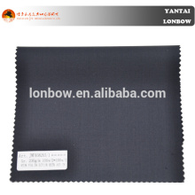 high quality wool polyester MS and BCF blended navy blue twill suit fabric